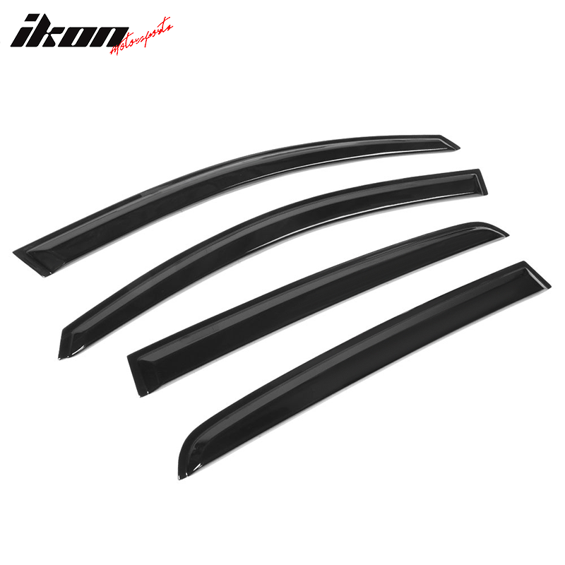 2010-2014 Volkswagen Golf OEM Style Smoke Tinted Window Visors Acrylic