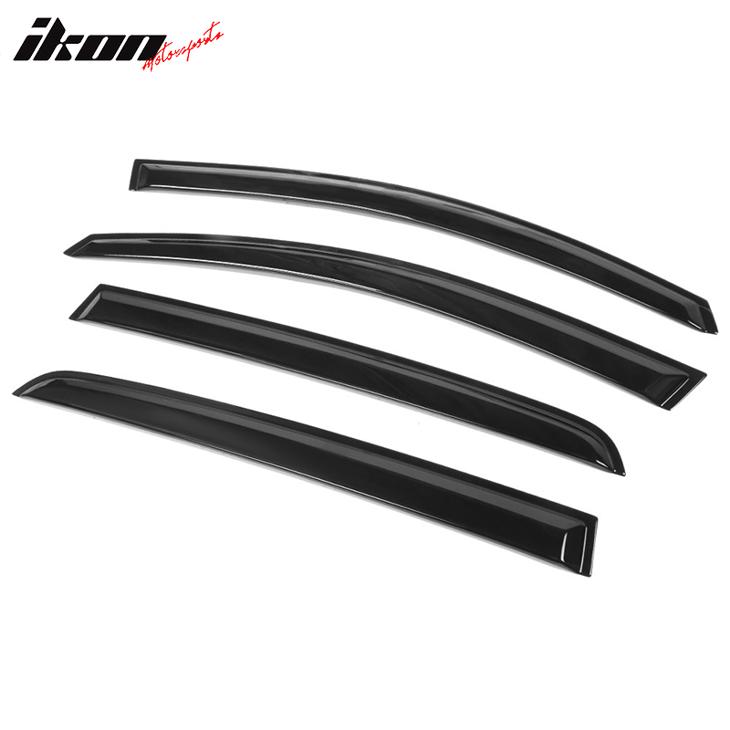 2010-2014 Volkswagen Golf OEM Style Smoke Tinted Window Visors Acrylic