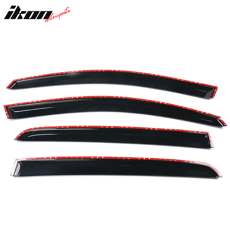 2010-2014 Volkswagen Golf OEM Style Smoke Tinted Window Visors Acrylic