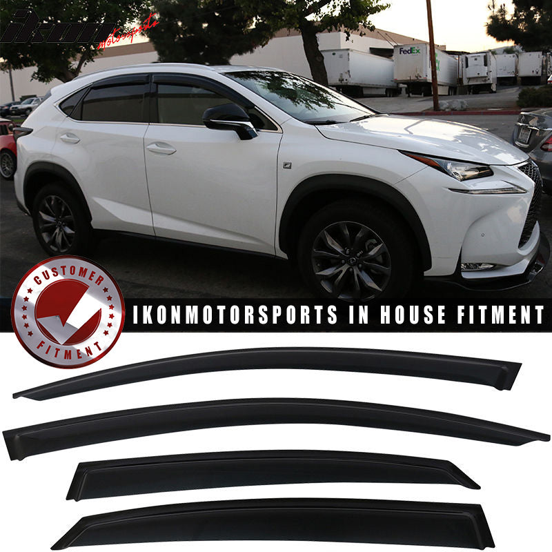2015-2021 Lexus NX NX200t NX300 NX300h Window Visor Rain Guard 4PC