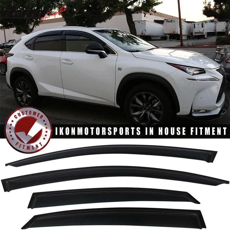 2015-2021 Lexus NX NX200t NX300 NX300h Window Visor Rain Guard 4PC