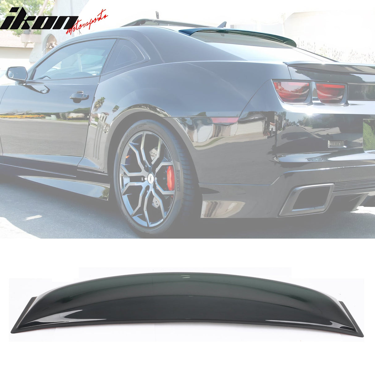 2010-2015 Chevy Camaro G Style Smoke Roof Spoiler Window Vent Acrylic