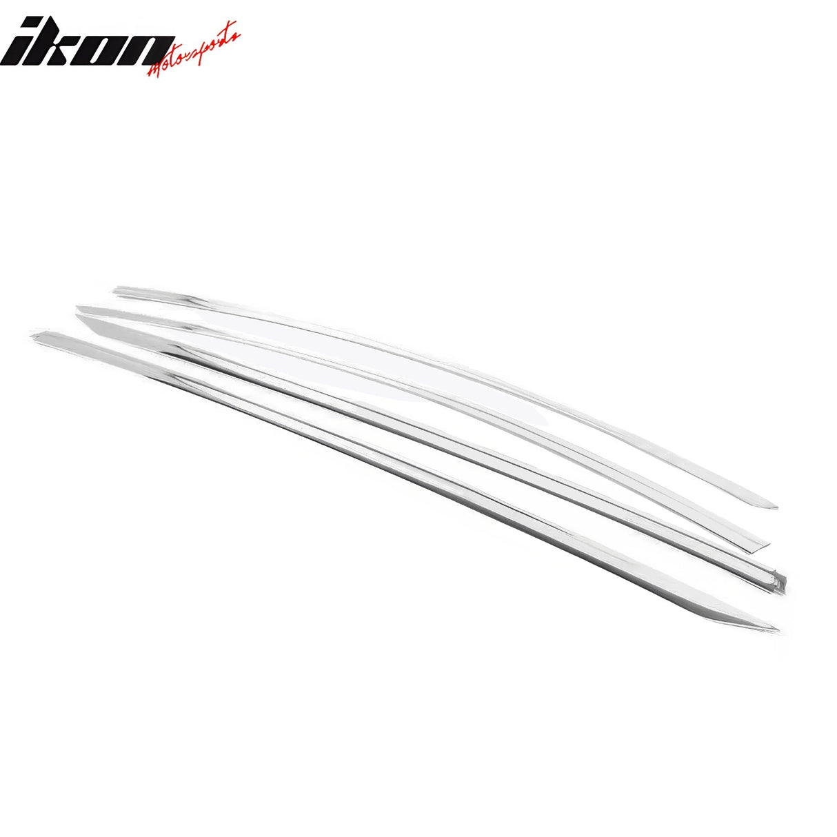 2020-2024 Tesla Model Y Tape-on Chrome Window Visors ABS 4PCS