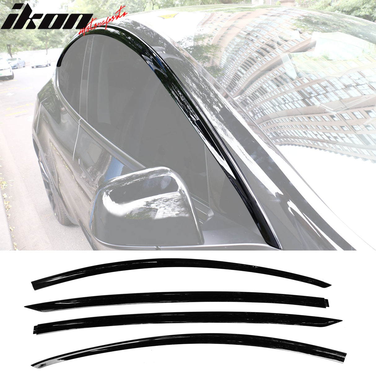 2020-2024 Tesla Model Y Window Visors ABS 4PCS