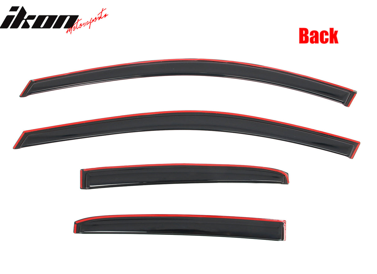 2018-2024 Toyota Camry 4PCS in Channel Window Visors Vent Rain Guards