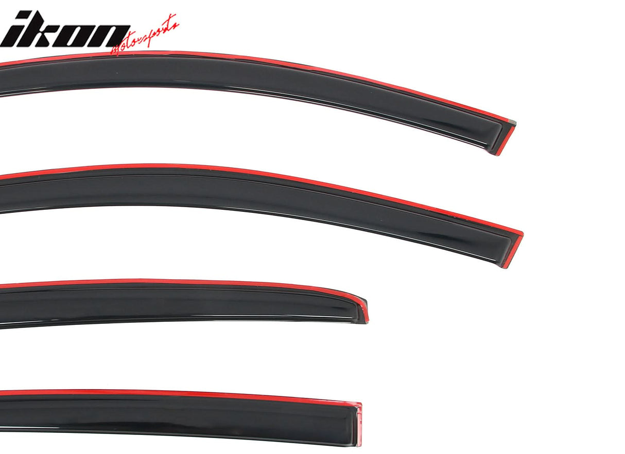 2018-2024 Toyota Camry 4PCS in Channel Window Visors Vent Rain Guards