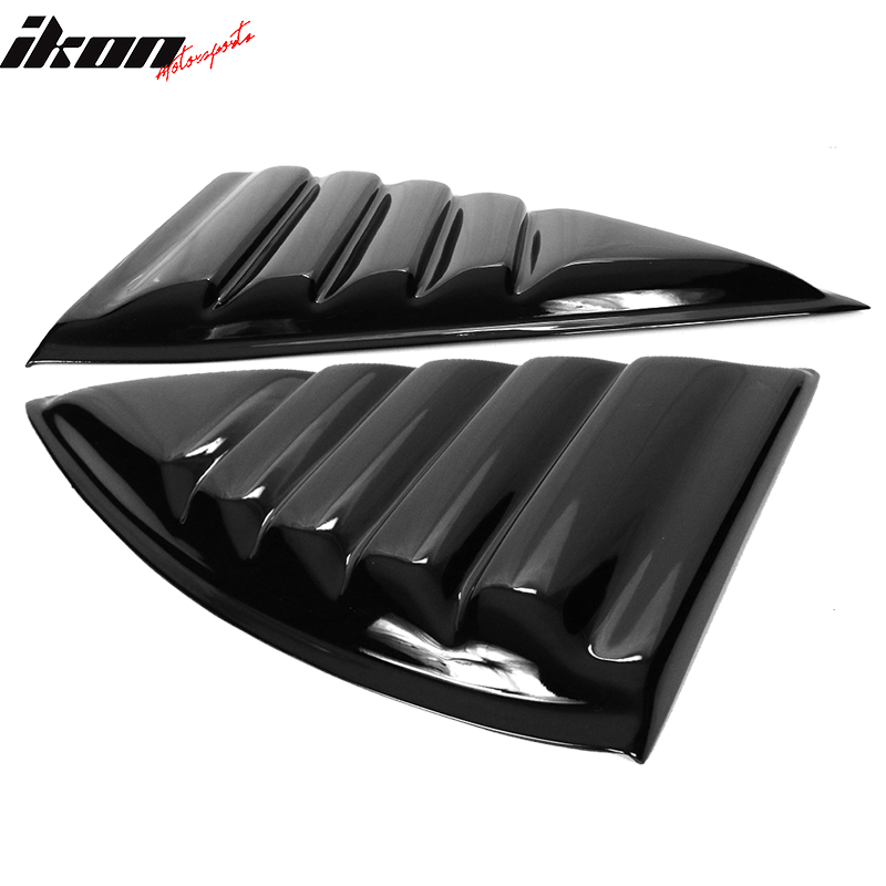 2010-2015 Chevy Camaro XE V2 Style Side Window Louver Shade Cover PP