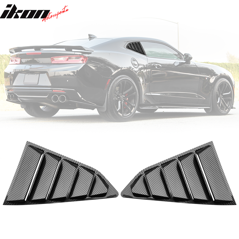 2016-2024 Chevy Camaro Quarter Rear Side Window Louvers