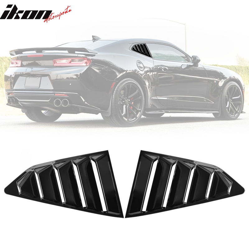 2016-2024 Chevy Camaro Quarter Rear Side Window Louvers
