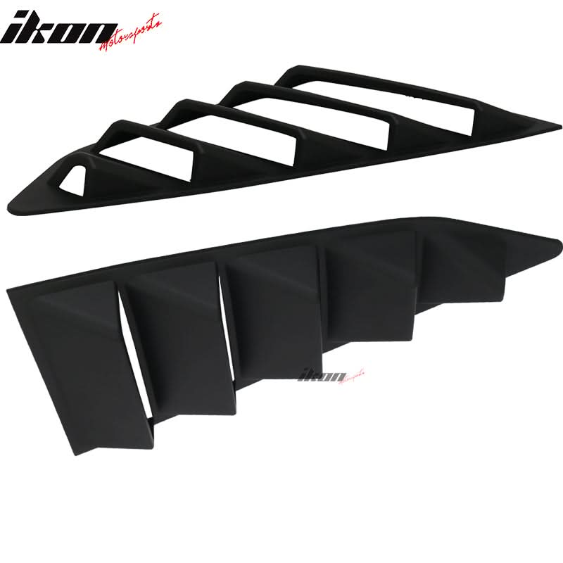 2016-2024 Chevy Camaro Unpainted Rear Window Louver Side Vent ABS