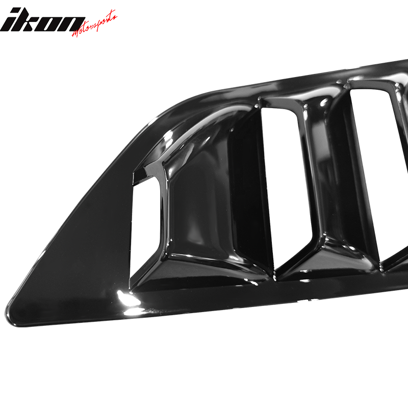 2014-2019 Chevy Corvette C7 Classic Style Side Rear Window Louvers ABS