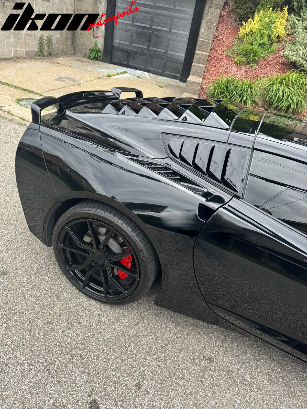 2014-2019 Chevy Corvette Classic Side Window Louvers Pair
