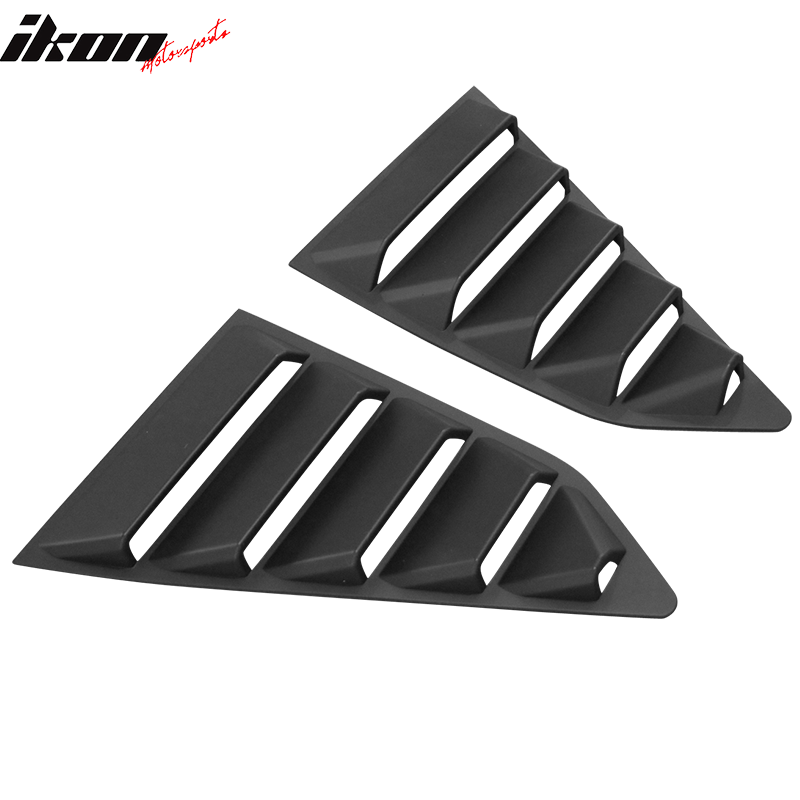 2014-2019 Chevy Corvette C7 Classic Style Side Rear Window Louvers ABS