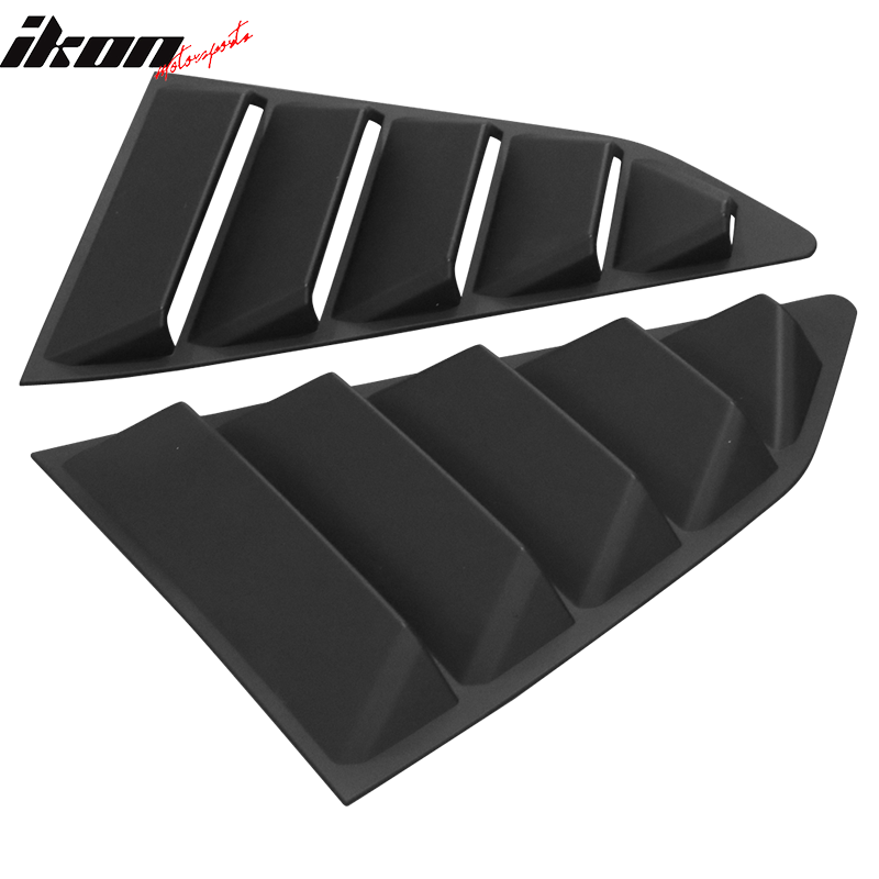2014-2019 Chevy Corvette C7 Classic Style Side Rear Window Louvers ABS