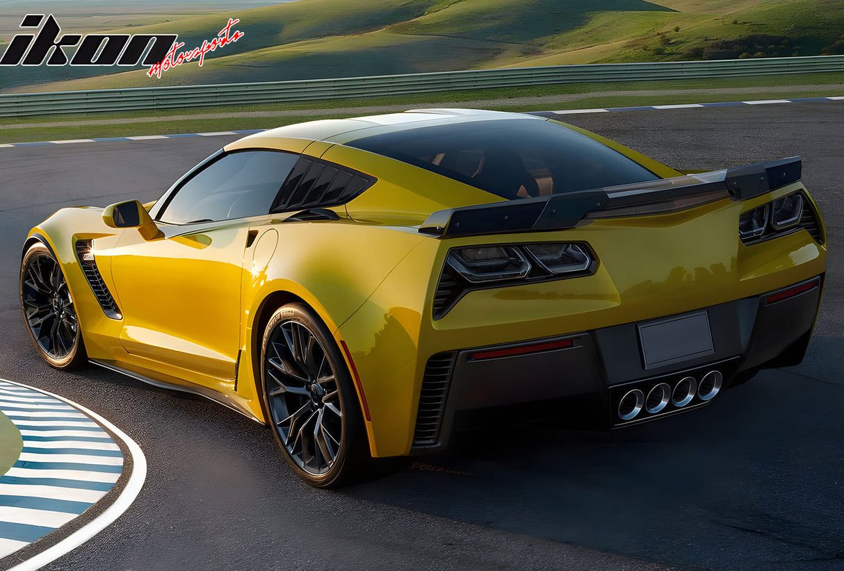 2014-2019 Chevrolet Corvette C7 Coupe V2 Style Side Window Louver PC