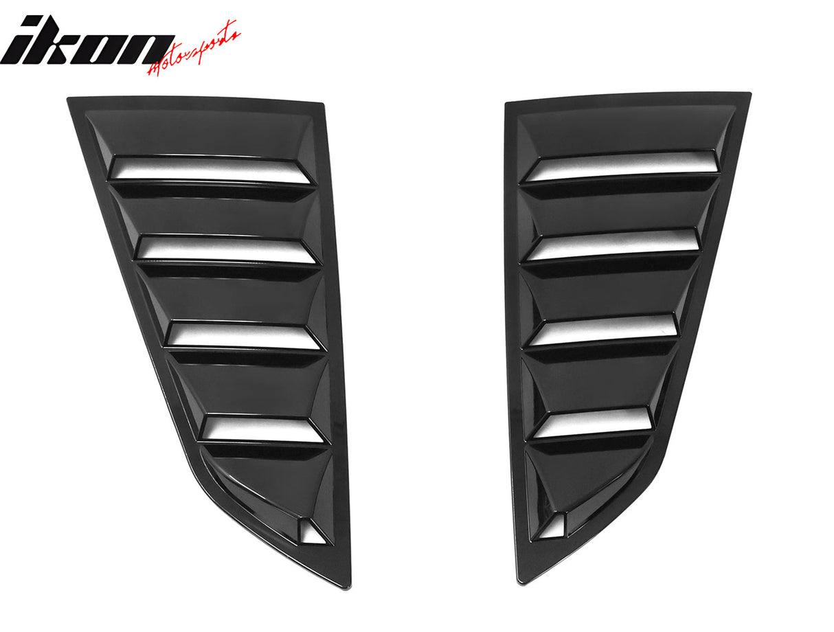 2014-2019 Chevrolet Corvette C7 Coupe V2 Style Side Window Louver PC