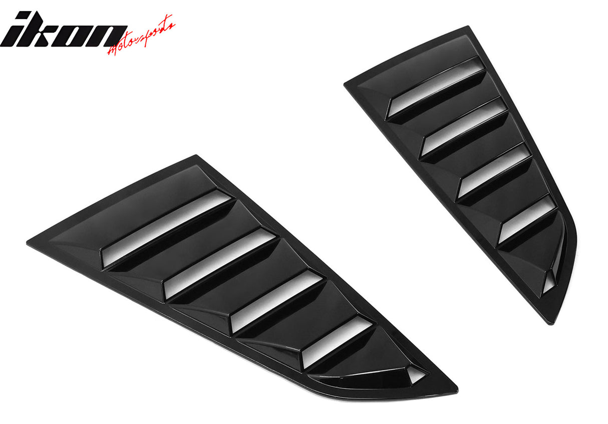 2014-2019 Chevrolet Corvette C7 Coupe V2 Style Side Window Louver PC