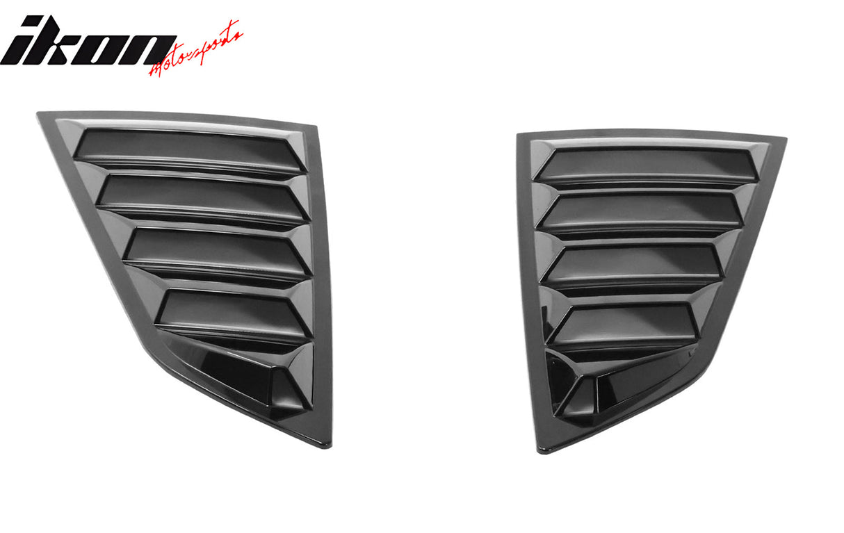 2014-2019 Chevrolet Corvette C7 Coupe V2 Style Side Window Louver PC