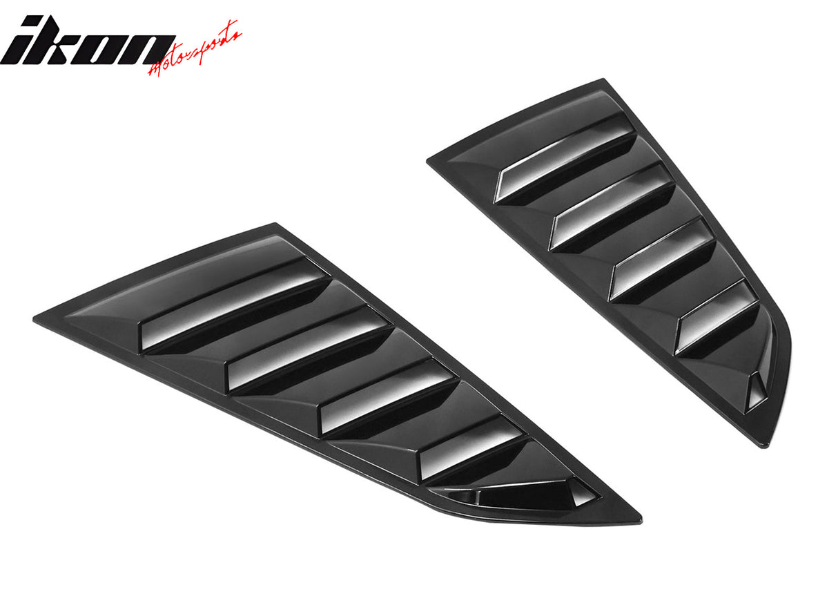 2014-2019 Chevrolet Corvette C7 Coupe V2 Style Side Window Louver PC