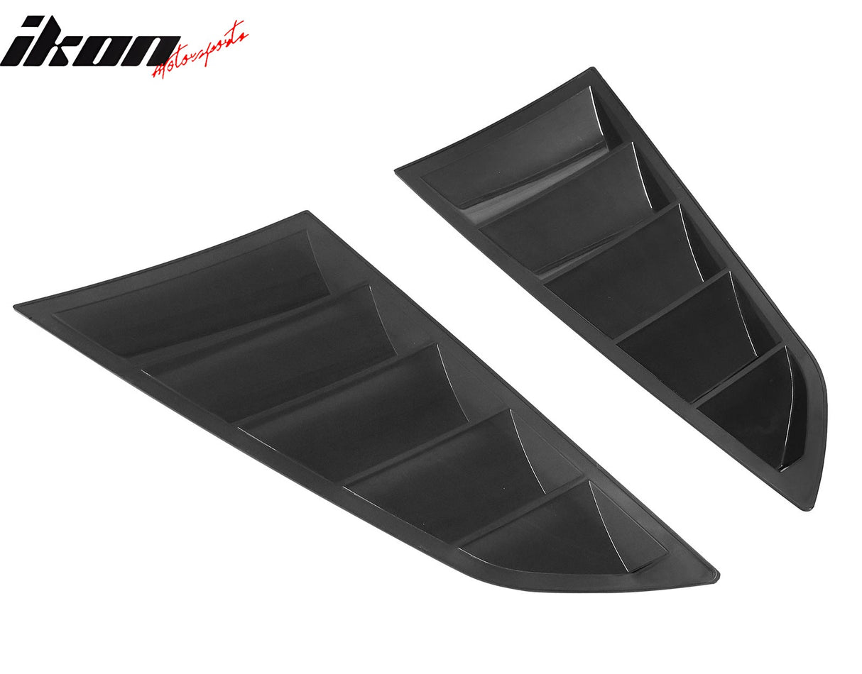 2014-2019 Chevrolet Corvette C7 Coupe V2 Style Side Window Louver PC
