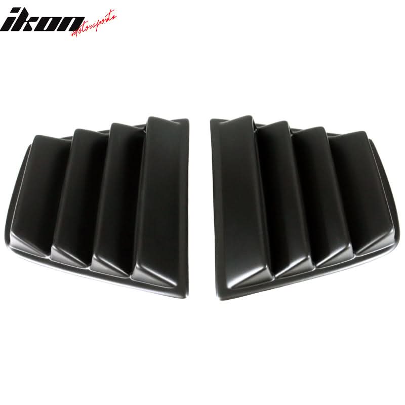2011-2023 Dodge Charger Unpainted Rear Window Louver Side Vent ABS PP