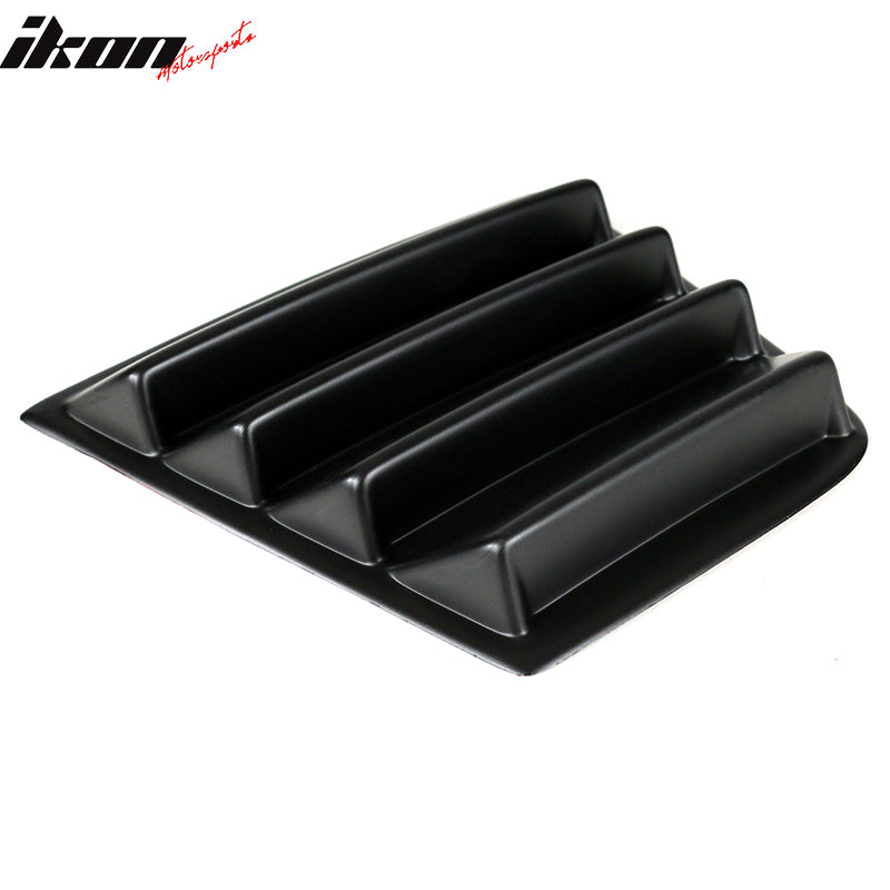 2011-2023 Dodge Charger Unpainted Rear Window Louver Side Vent ABS PP