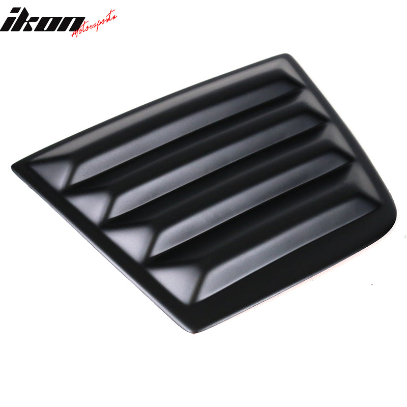 2011-2023 Dodge Charger V2 Style Window Louver Windshield Gloss Black