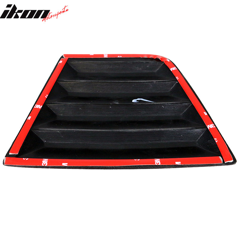 2011-2023 Dodge Charger V2 Style Window Louver Windshield Gloss Black