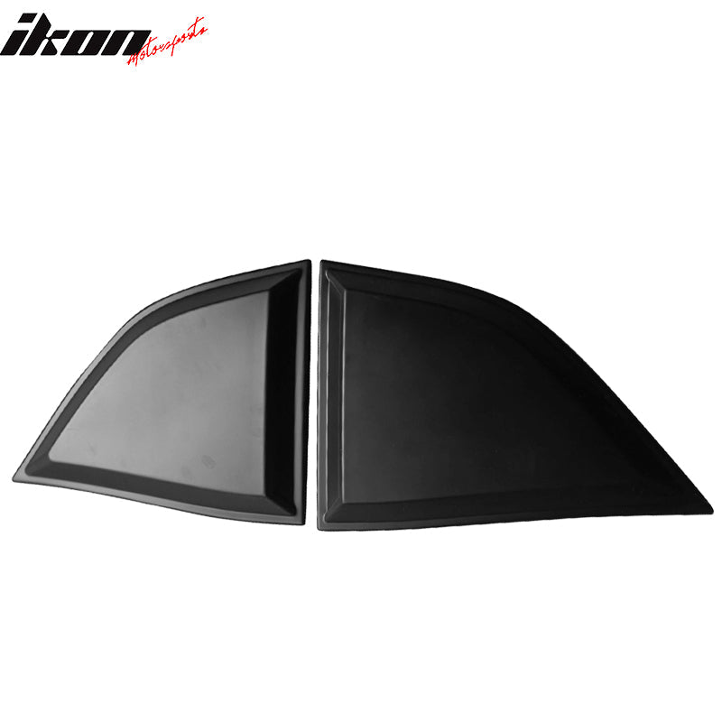 2008-2023 Dodge Challenger Unpainted Rear Window Louver Side Vent ABS