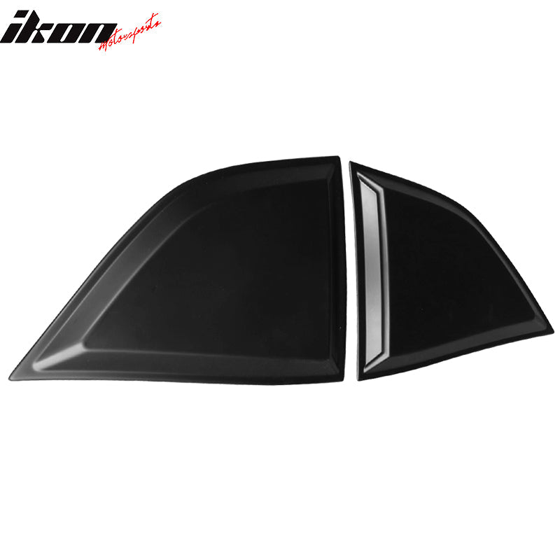 2008-2023 Dodge Challenger XE Style Rear Window Louver Side Vent PP PU