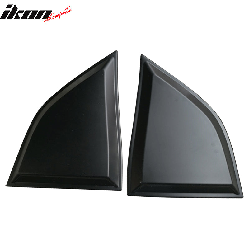2008-2023 Dodge Challenger Unpainted Rear Window Louver Side Vent ABS