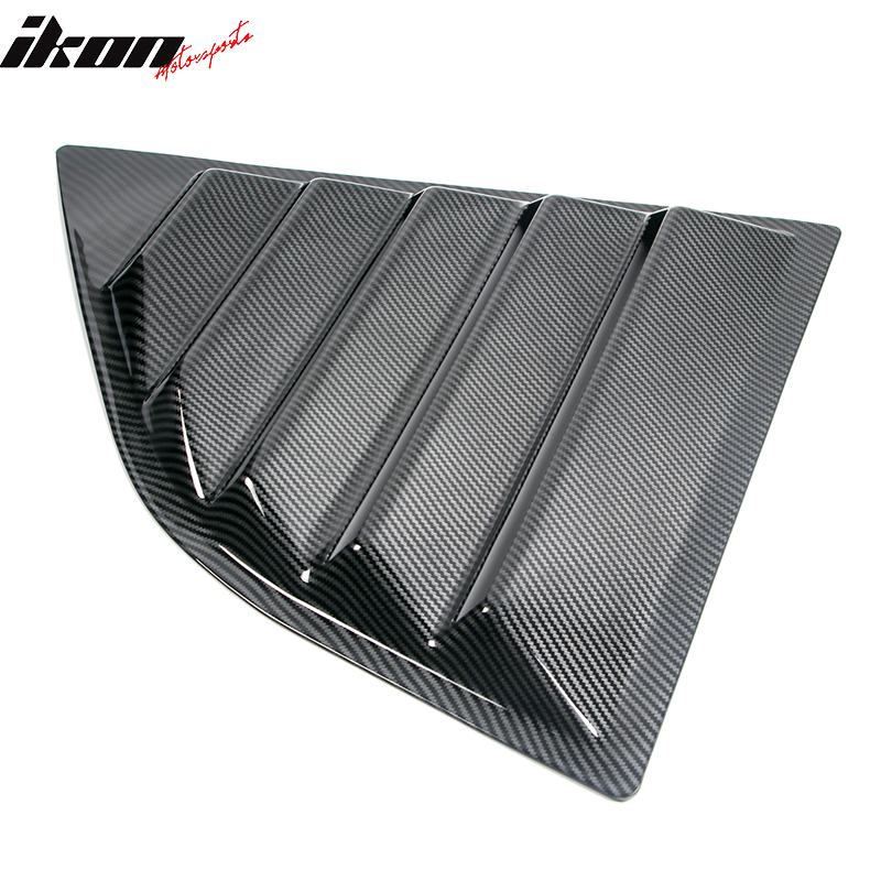 2008-2023 Dodge Challenger XE V2 CFL Rear Side Window Louver Scoops