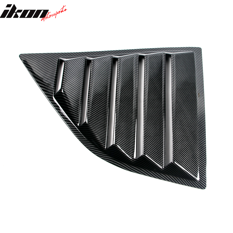 2008-2023 Dodge Challenger XE V2 CFL Rear Side Window Louver Scoops