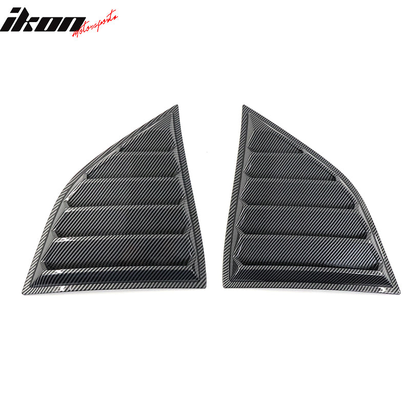 2008-2023 Dodge Challenger XE V4 Side Window Louvers PP