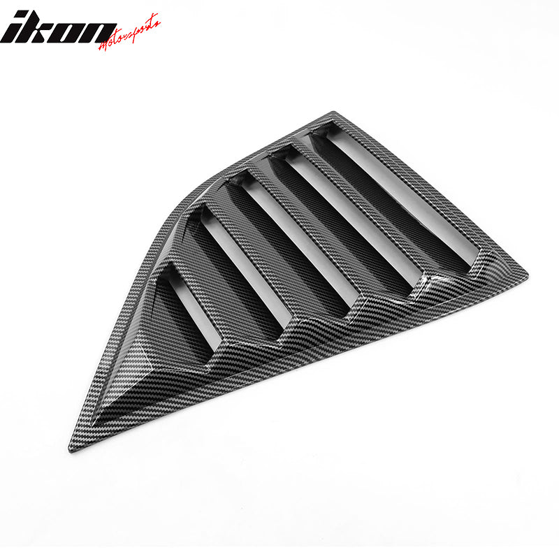 2008-2023 Dodge Challenger XE V4 Side Window Louvers PP