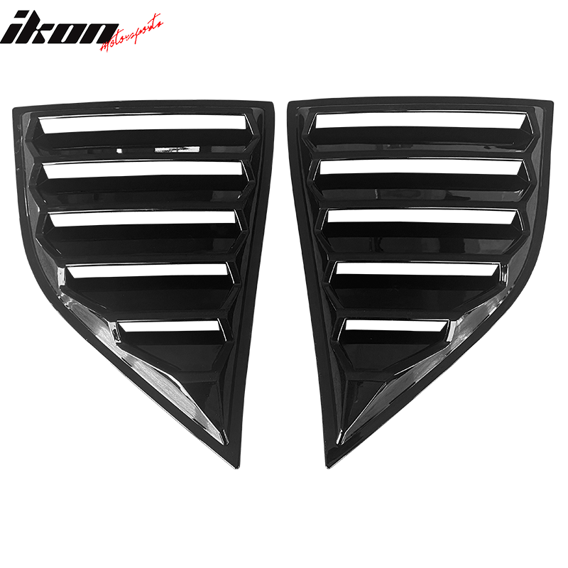 2008-2023 Dodge Challenger XE V4 Side Window Louvers PP