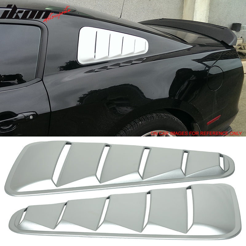 2010-2014 Ford Mustang Side Window Louvers Sun Shade Cover Windshield