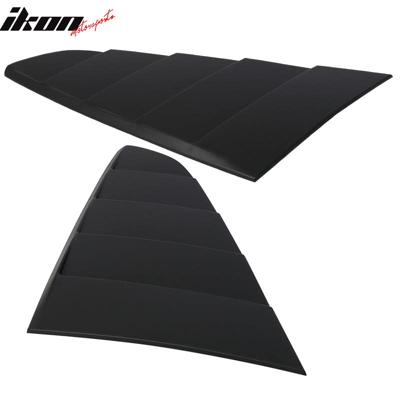 2015-2023 Ford Mustang Coupe CV Rear Window Louver Side Vent PP ABS