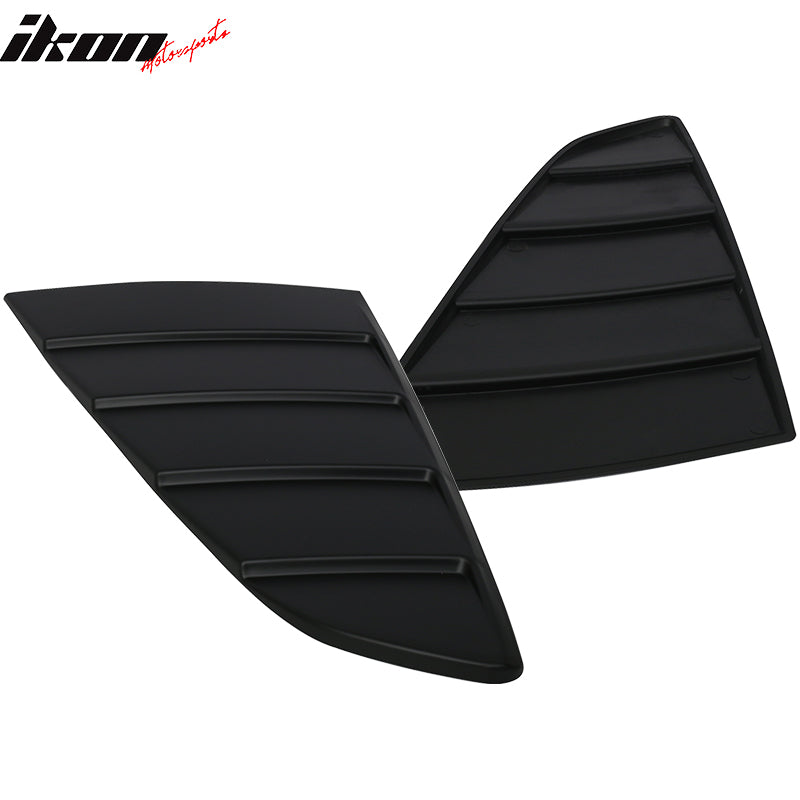 2015-2023 Ford Mustang CV Style Unpainted Black Window Scoop PP