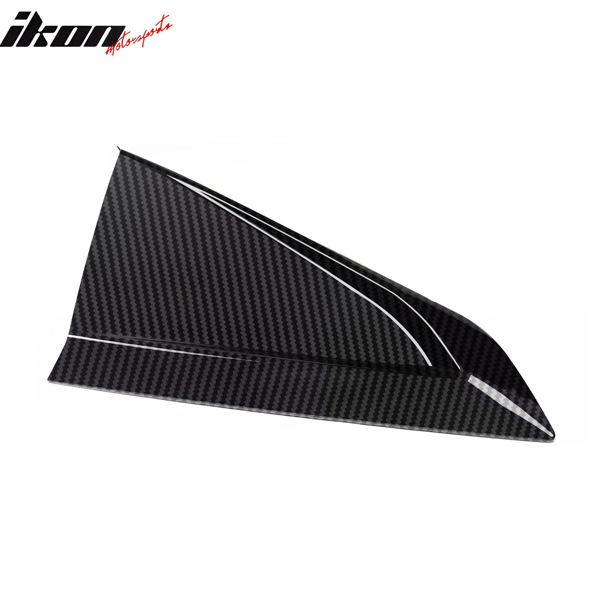 2024-2025 Ford Mustang V 2DR Carbon Fiber Print Side Window Louver ABS
