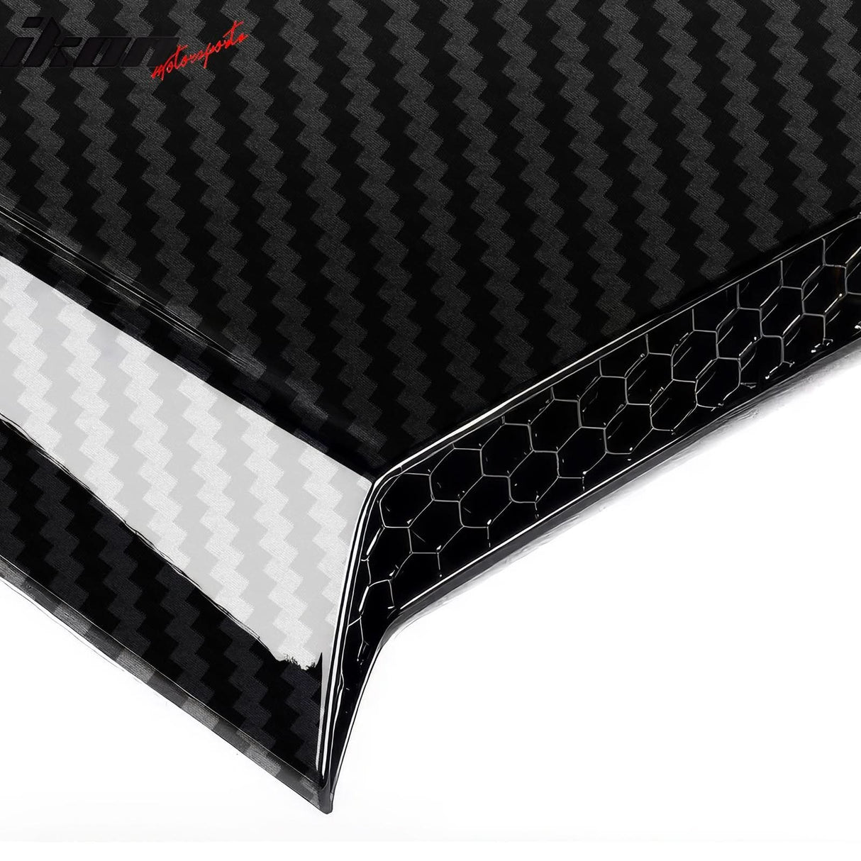 2024-2025 Ford Mustang V 2DR Carbon Fiber Print Side Window Louver ABS