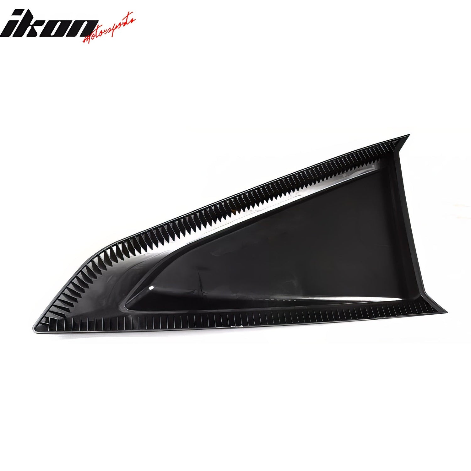 2024-2025 Ford Mustang 2DR V Style Gloss Black Side Window Louvers ABS