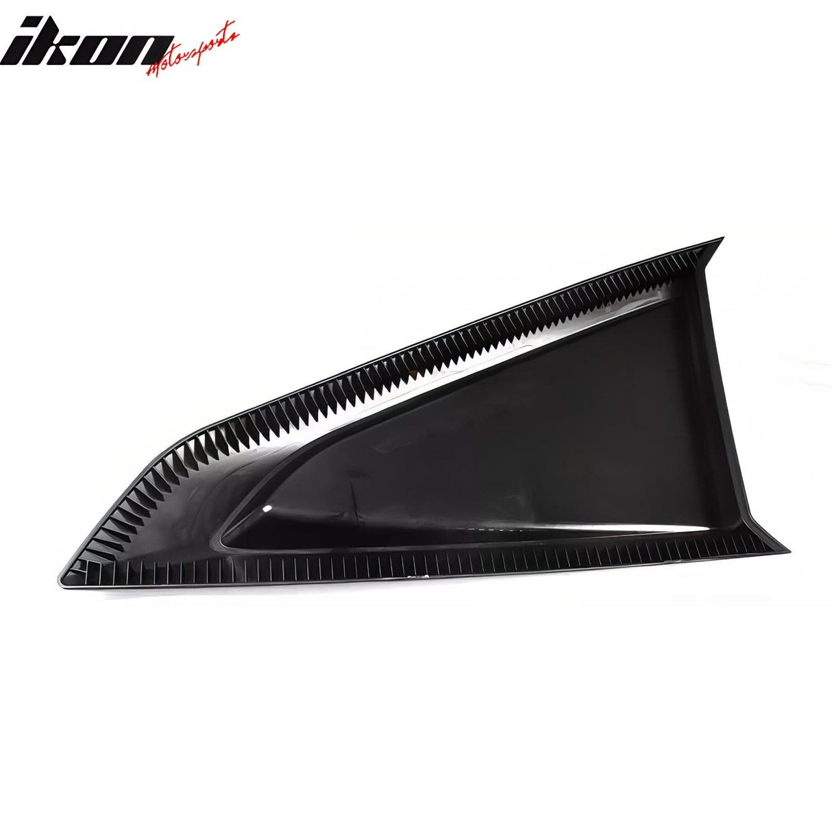 2024-2025 Ford Mustang 2DR V Style Gloss Black Side Window Louvers ABS