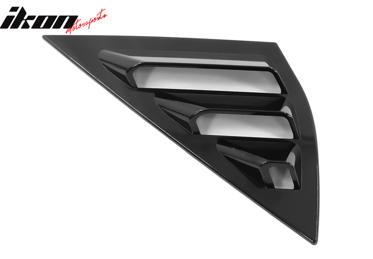 2021-2023 Ford Mustang Mach-E Window Louvers 3 Vent PC Painted