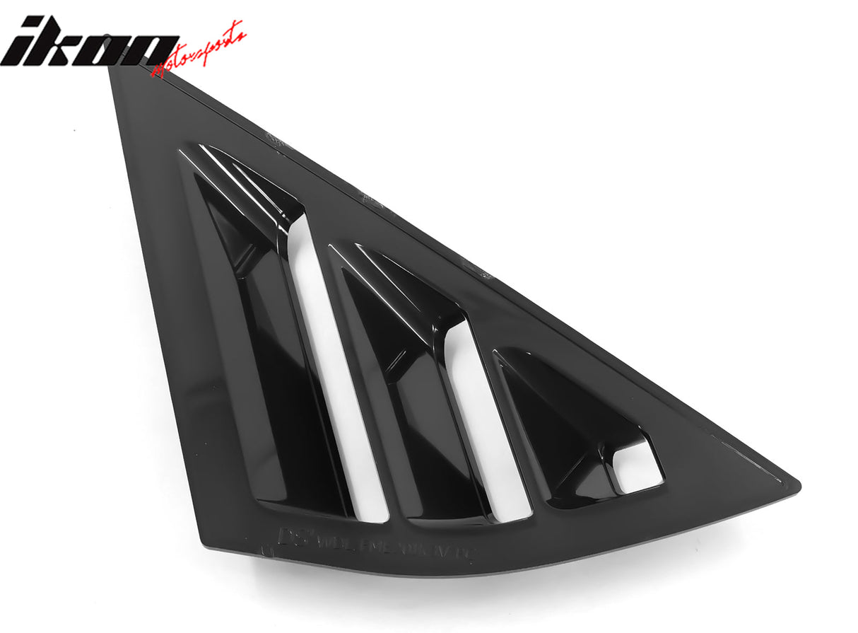 2021-2023 Ford Mustang Mach-E Window Louvers 3 Vent PC Painted