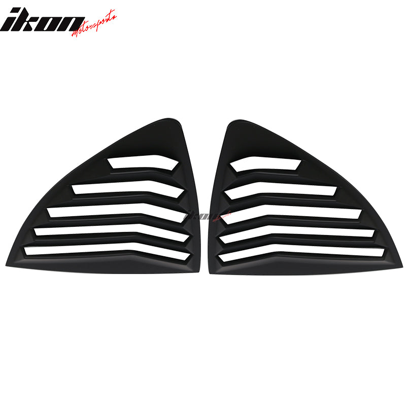 2013-2020 Subaru BRZ IKON Style Rear Window Louver Guard ABS