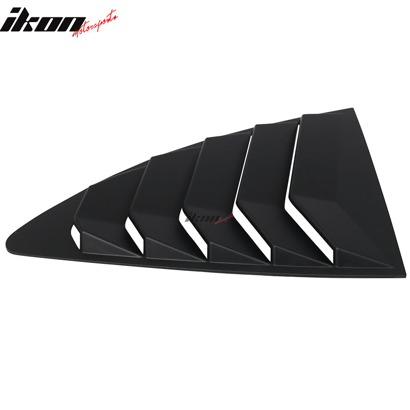 2013-2020 Subaru BRZ IKON Style Rear Window Louver Guard ABS