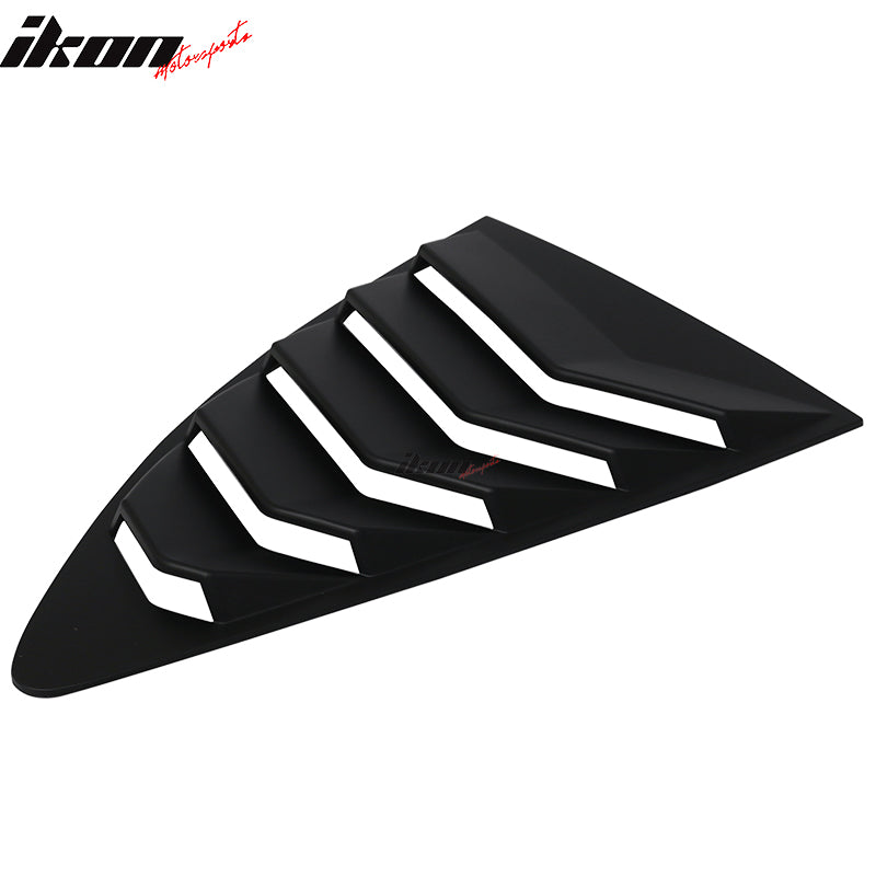 2013-2020 Subaru BRZ IKON Style Rear Window Louver Guard ABS