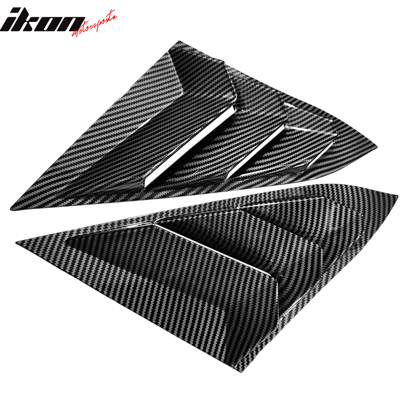 2016-2021 Honda Civic Sedan Carbon Fiber Print Side Window Louver