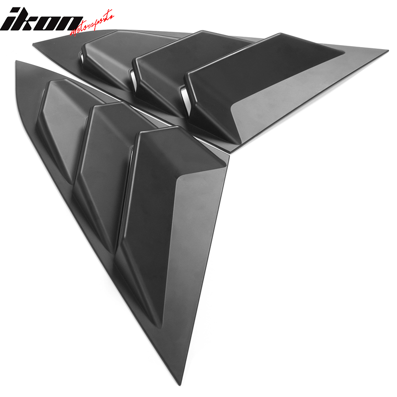 2016-2021 Honda Civic Sedan Unpainted Side Quarter Window Louvers ABS